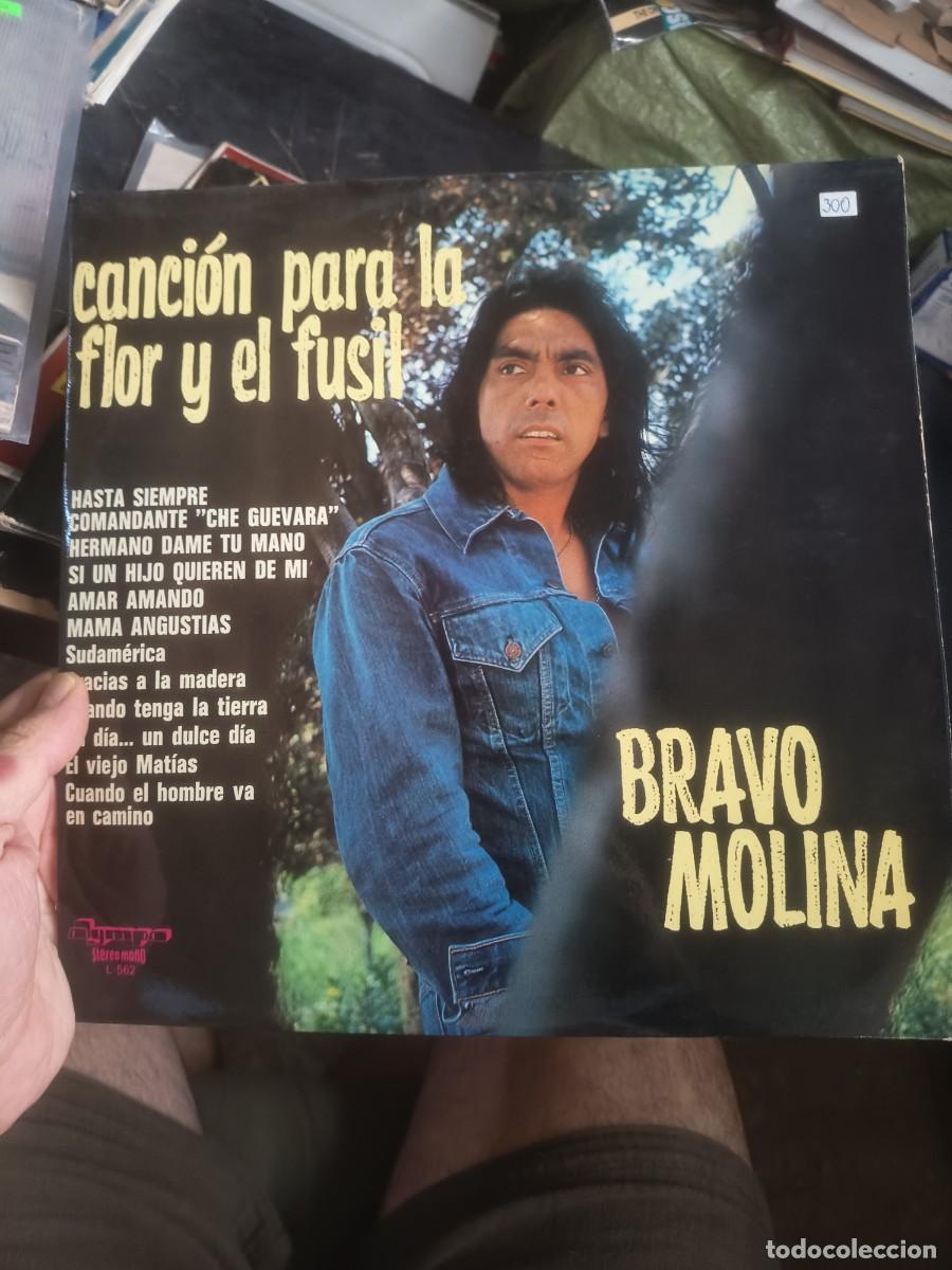 Discos de vinilo: LP BRAVO MOLINA ,( canci&oacute;n para la flor y el fusil)