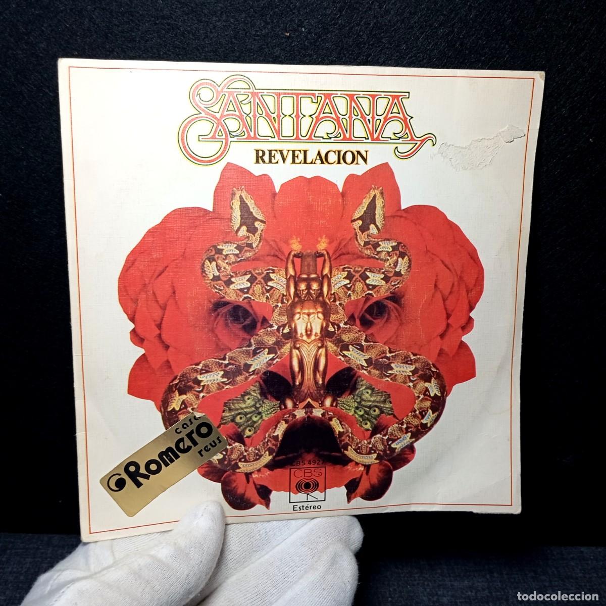 Discos de vinilo: Vinilo Single 7 Santana Revelacion Reach Up CBS 1976 Casa Romero Reus Rock Latino Fusion