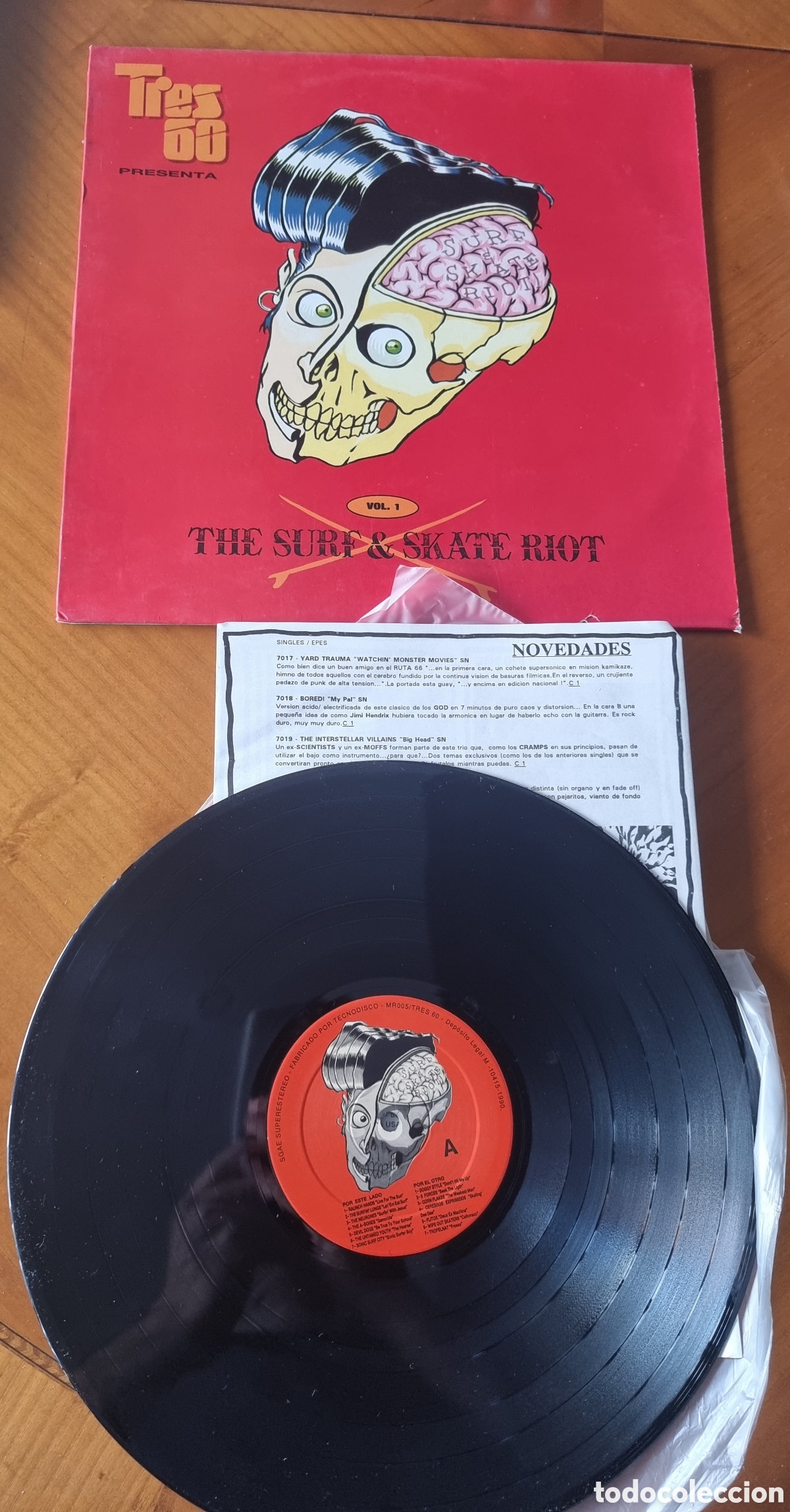 Discos de vinilo: Disco The Surf Skate Riot original buen estado