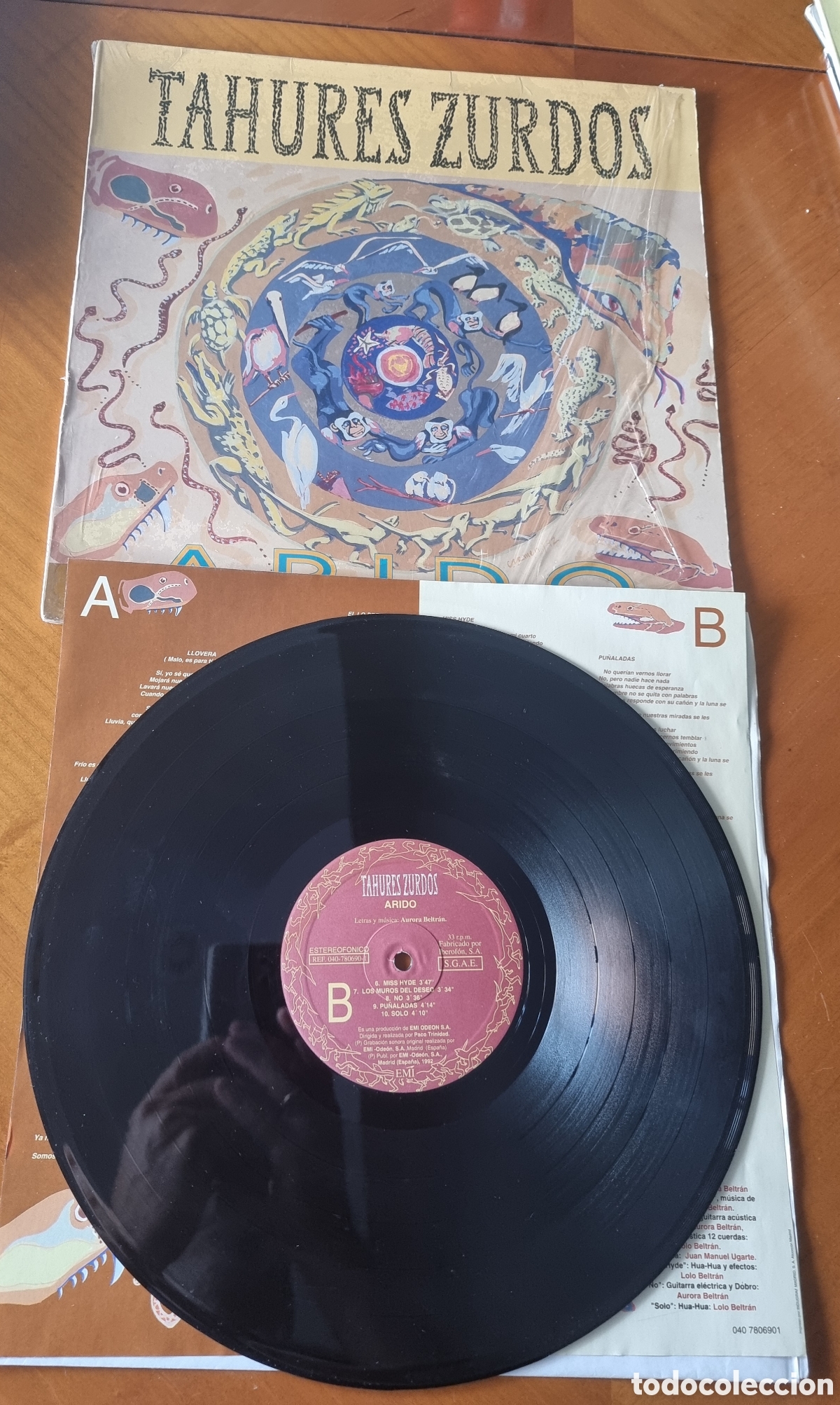Discos de vinilo: Disco Tahures Zurdos original buen estado ved foto