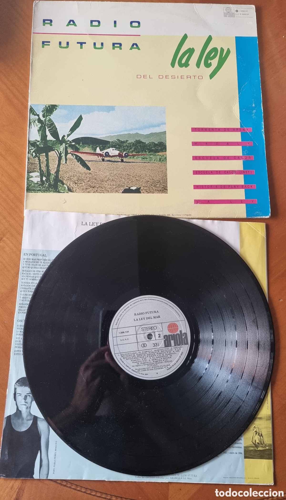 Discos de vinilo: Disco Radio Futura La Ley del Desierto original y buen estado