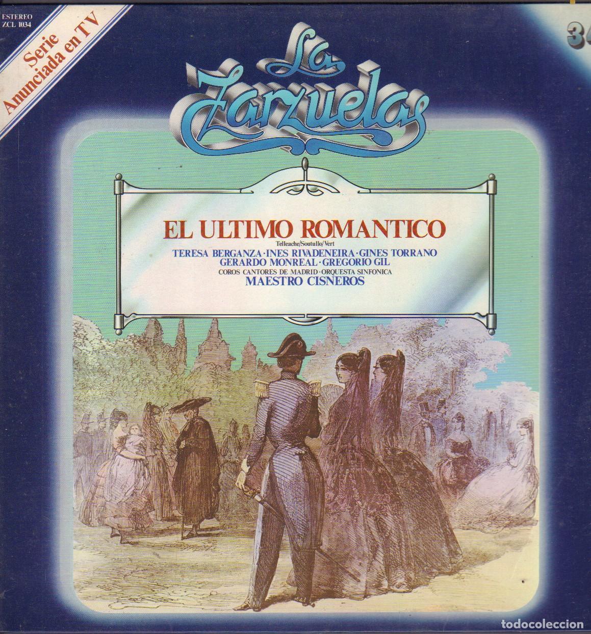 Discos de vinilo: EL ULTIMO ROMANTICO - ORQ. SINFONICA / COROS CANTORES (MAESTRO CISNEROS) / LP COLUMBIA RF-26671