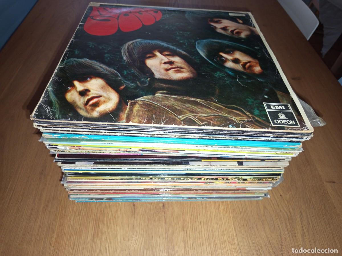 Discos de vinilo: GENIAL LOTE 50 LPS. THE BEATLES/ROLLING STONES/DYLAN/DIRE STRAITS/GENESIS/JOHN MAYALL/PINK FLOYD....