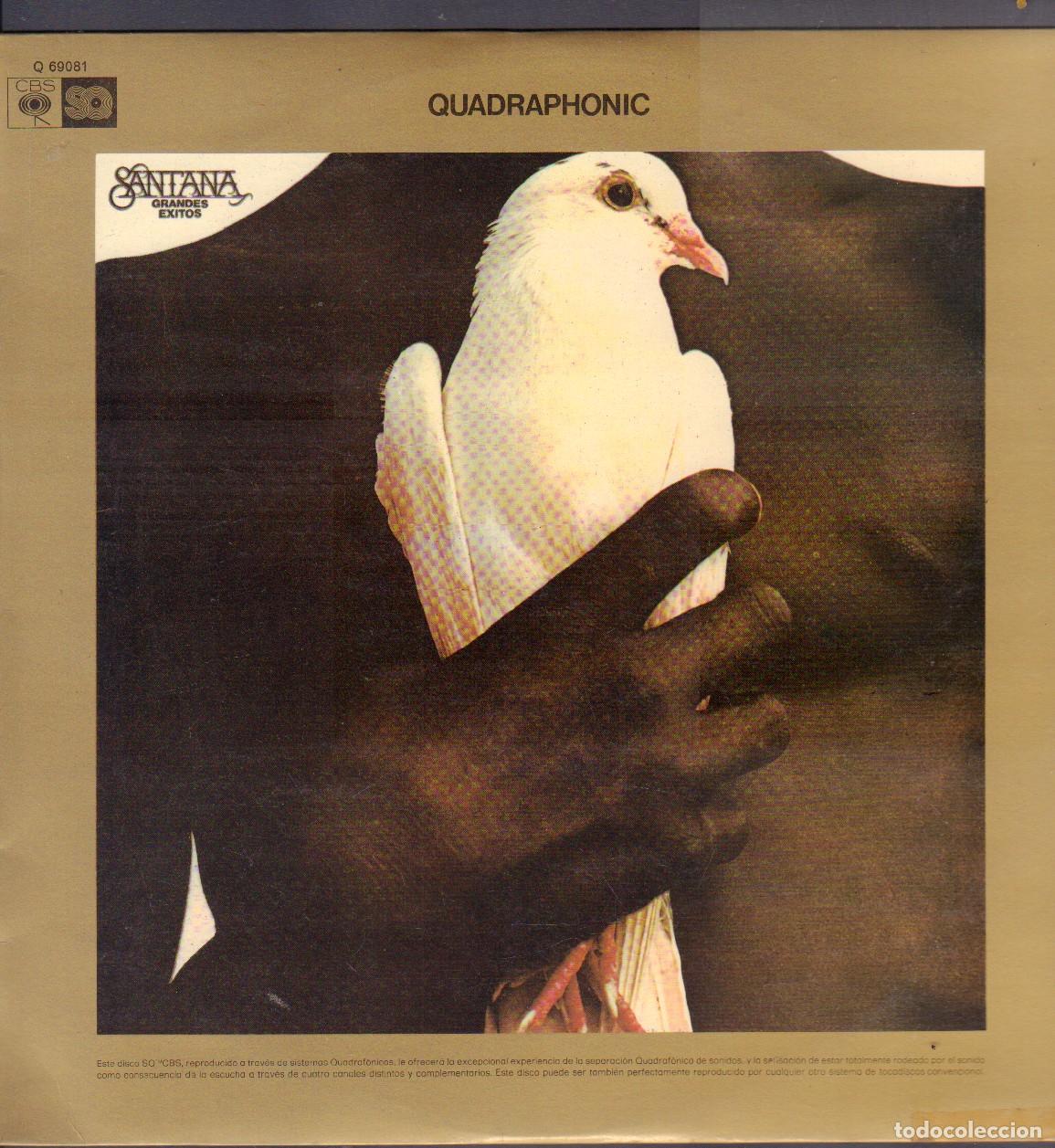 Discos de vinilo: SANTANA (GRANDES EXITOS) - QUADAPHONIC / SAMBA PA TI, PERSUACION.../ LP CBS 1976 RF-26686