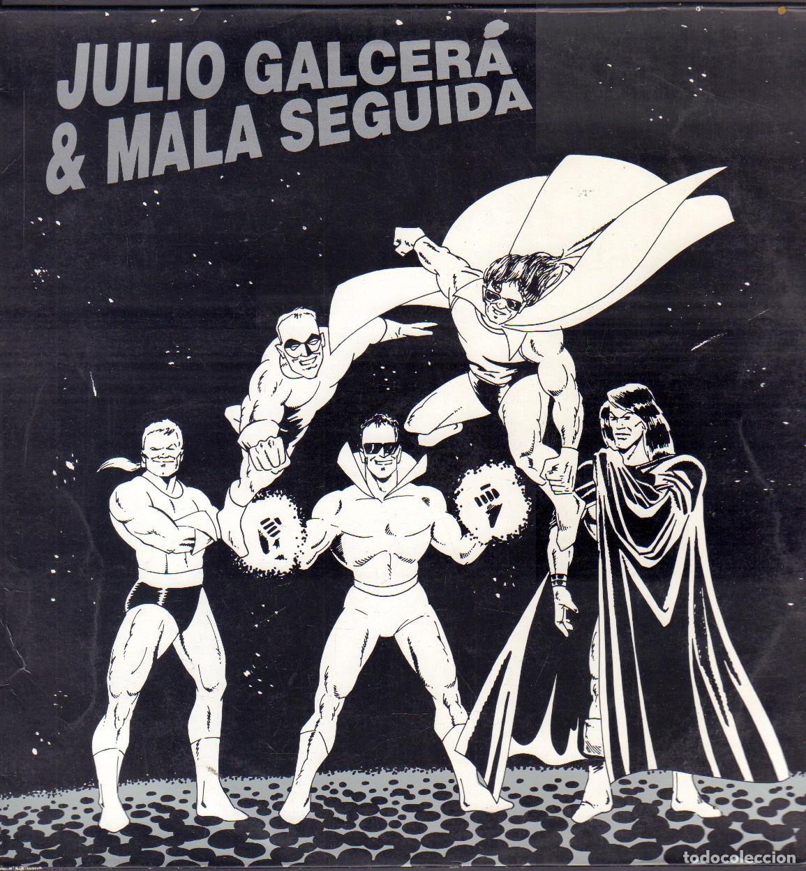 Discos de vinilo: JULIO GALCERA & MALA SEGUIDA - LA DOMADORA Y EL, TODO NEGRO, MI CHICA.../ LP XIU-XIU 1990 RF-26687