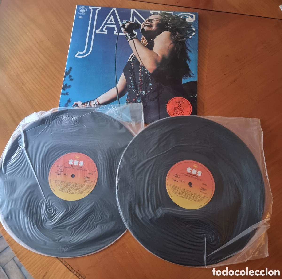 Discos de vinilo: Disco Janis Joplin doble original buen estado ved foto