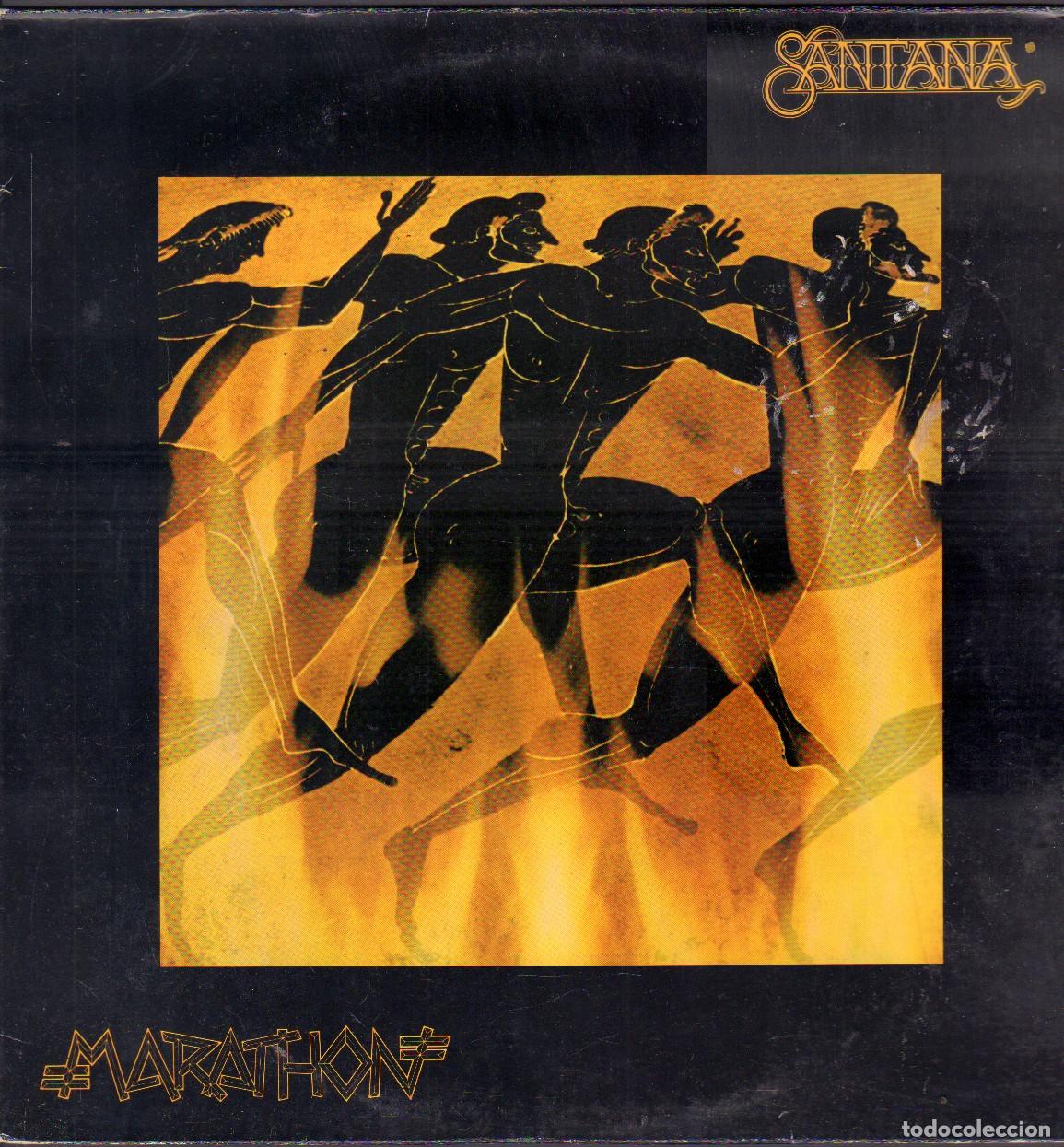 Discos de vinilo: SANTANA - MARATHON / LIGHTNING IN THE SKY, ALL I EVER WANTED.../ LP CBS 1979. ENCARTE RF-26694