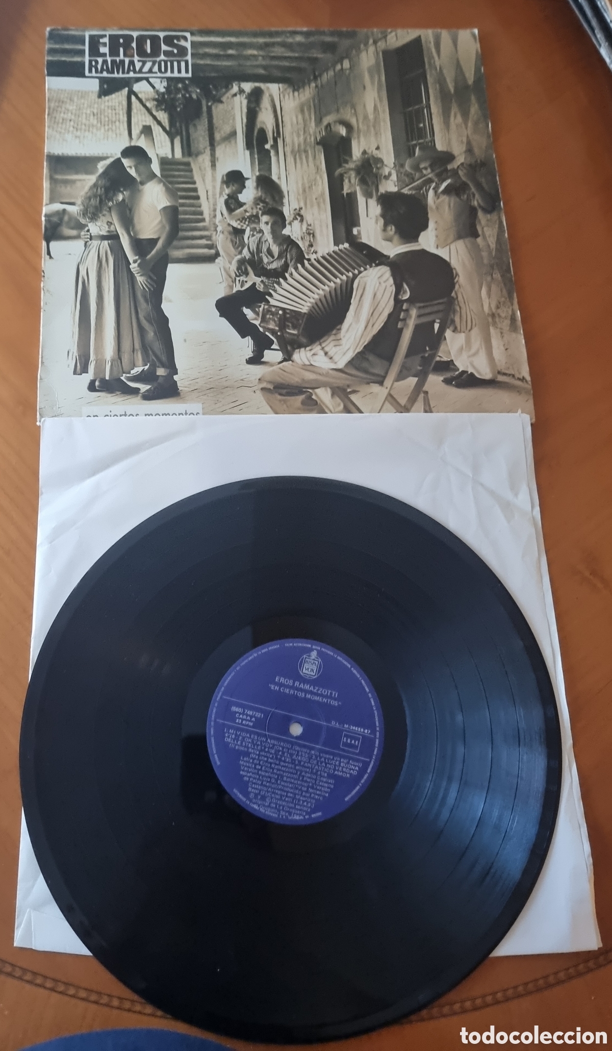 Discos de vinilo: Disco Eros Ramazzotti original y buen estado ved foto