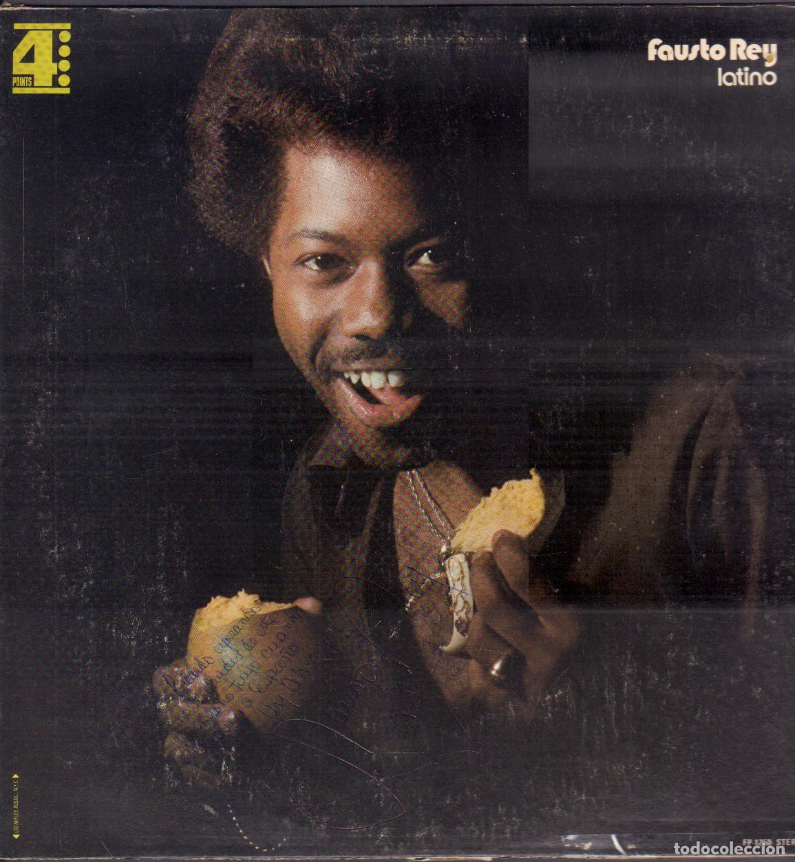 Discos de vinilo: FAUSTO REY - LATINO / MENSAJERO DEL AMOR, SANTO DOMINGO, DIME.../ LP 4 POINTS RF-26699