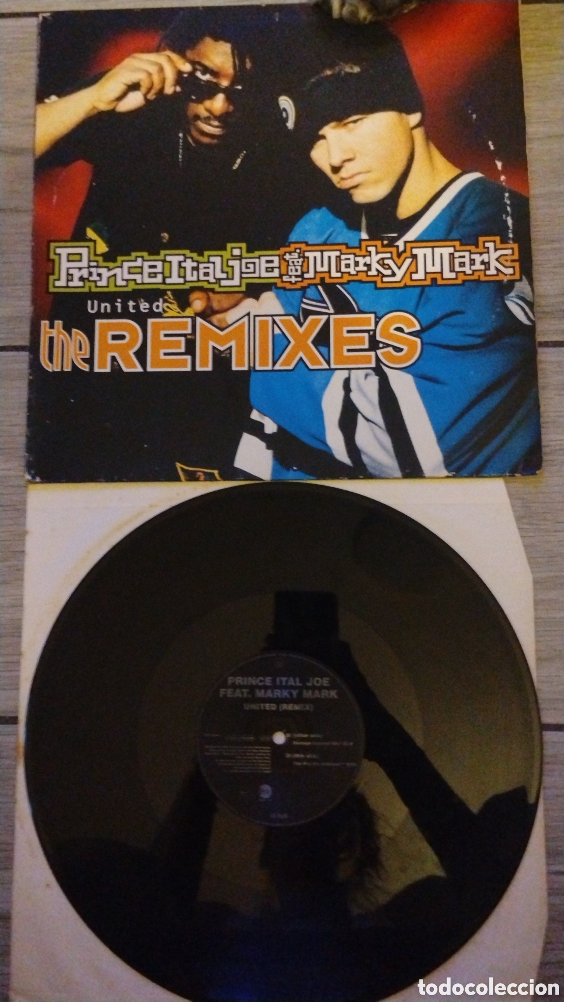 Discos de vinilo: PRINCE ITAL JOE FEAT.MARKY MARK-UNITED THE REMIXES-MAXI-ULTRAPHONIC/GERMANY-IB