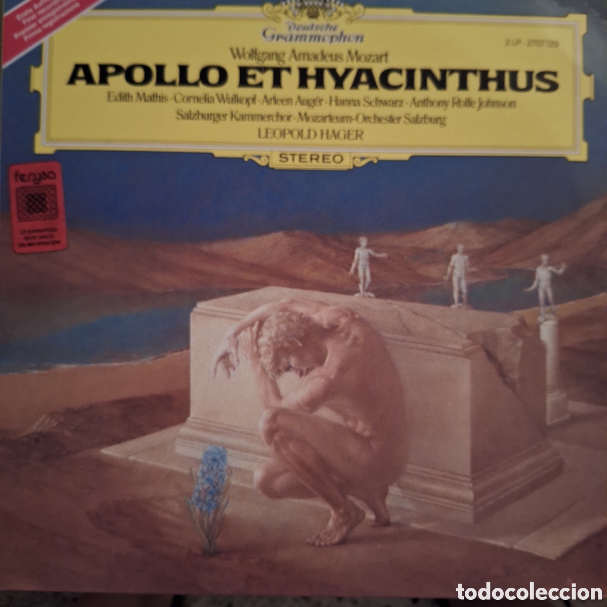 Discos de vinilo: Apillo et Hyacinthus. Mozart. Dtor: L. Hager