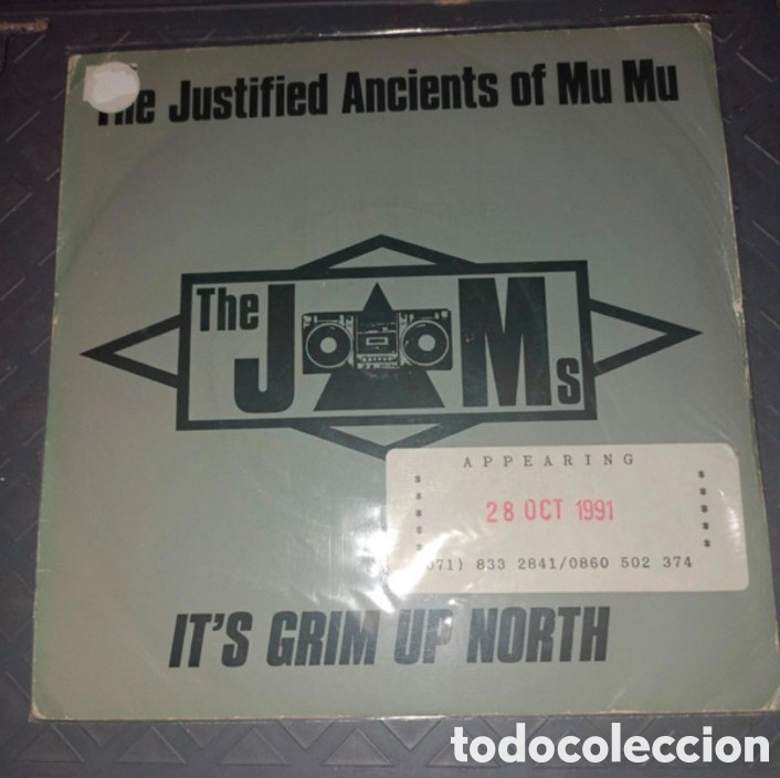 Discos de vinilo: 7&rdquo;SINGLE JUSTIFIED ANCIENTS OF MU THE KLF TIMELORDS IT'S GRIM UP NORTH PROMO