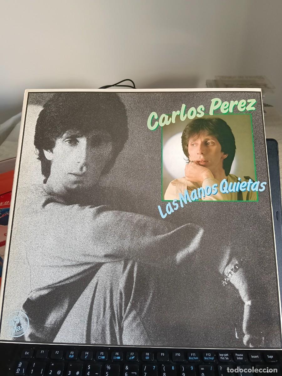 Discos de vinilo: RAR MAXI 12. CARLOS PEREZ. LAS MANOS QUIETAS. MADE IN SPAIN