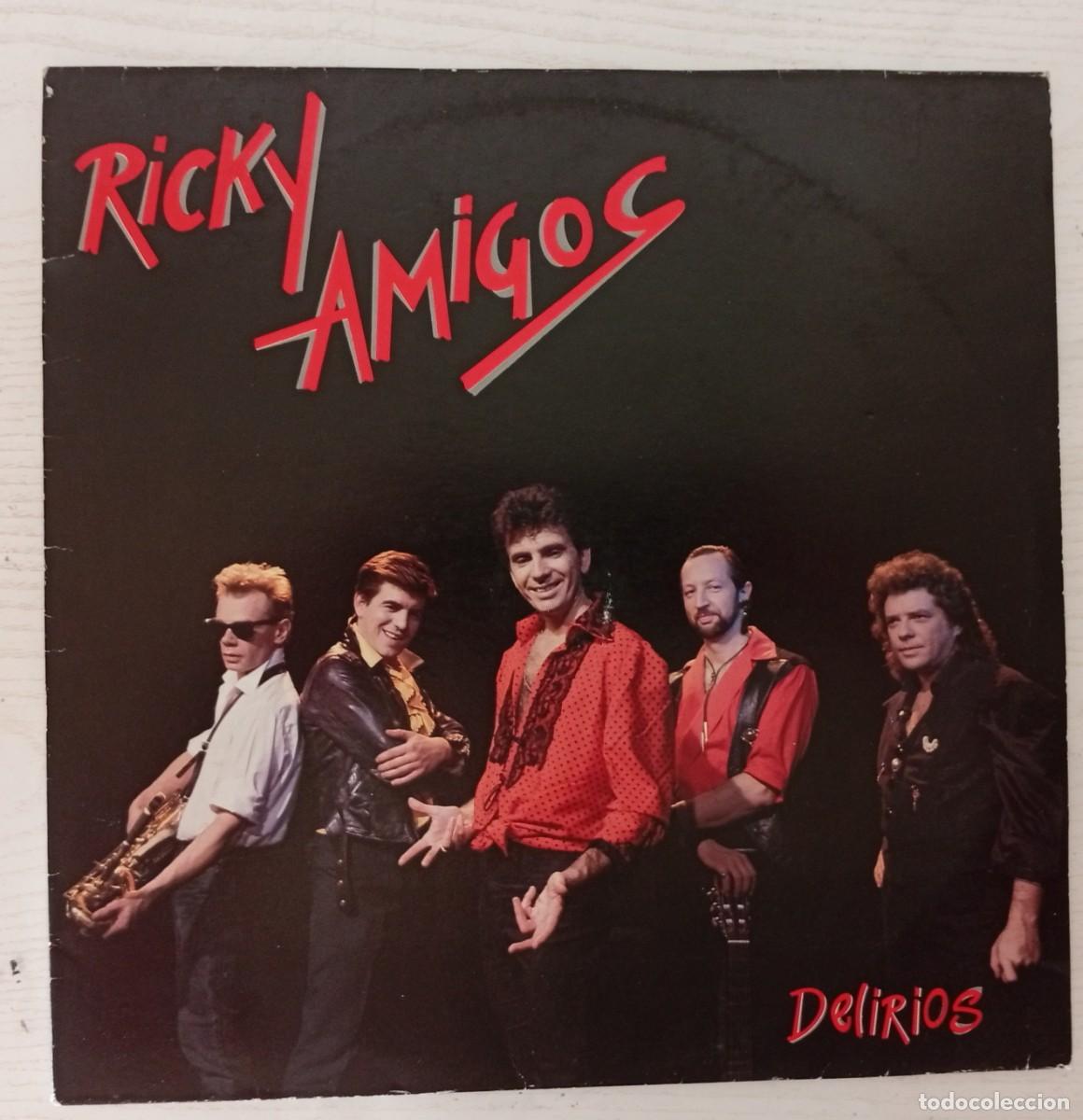 Discos de vinilo: RICKY AMIGOS : Delirios. (LP. La F&aacute;brica Magn&eacute;tica, 1988)
