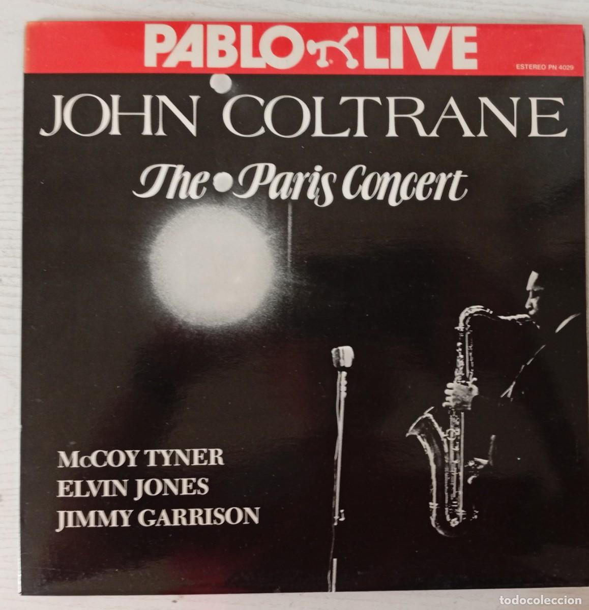 Discos de vinilo: JOHN COLTRANE : The Paris Concert. (LP. Pablo Live Rds., 1983)