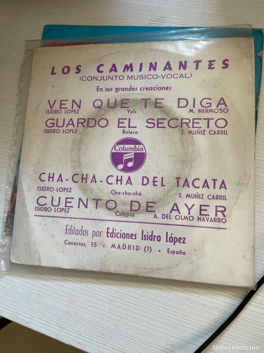 Discos de vinilo: Los caminantes ven que te diga single