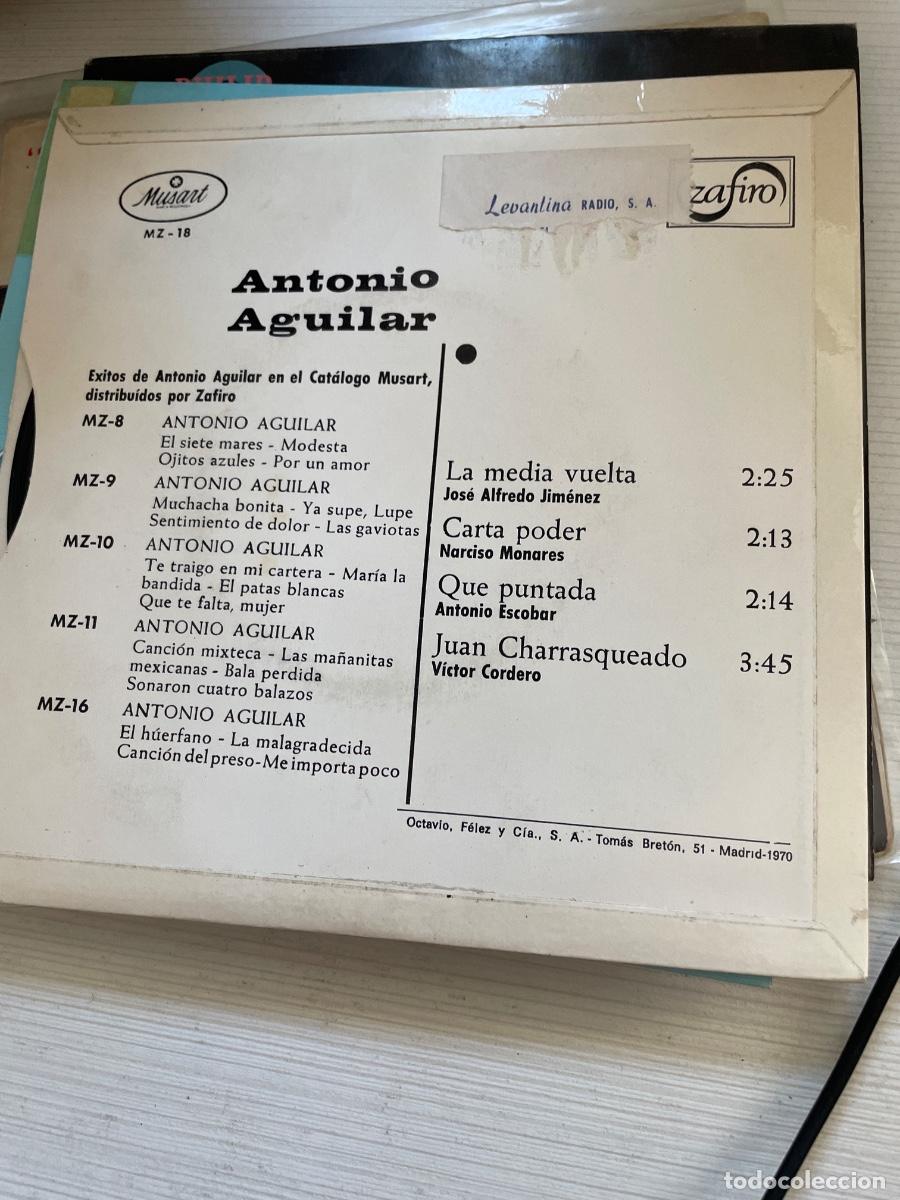 Discos de vinilo: Antonio Aguilar single - Foto 2