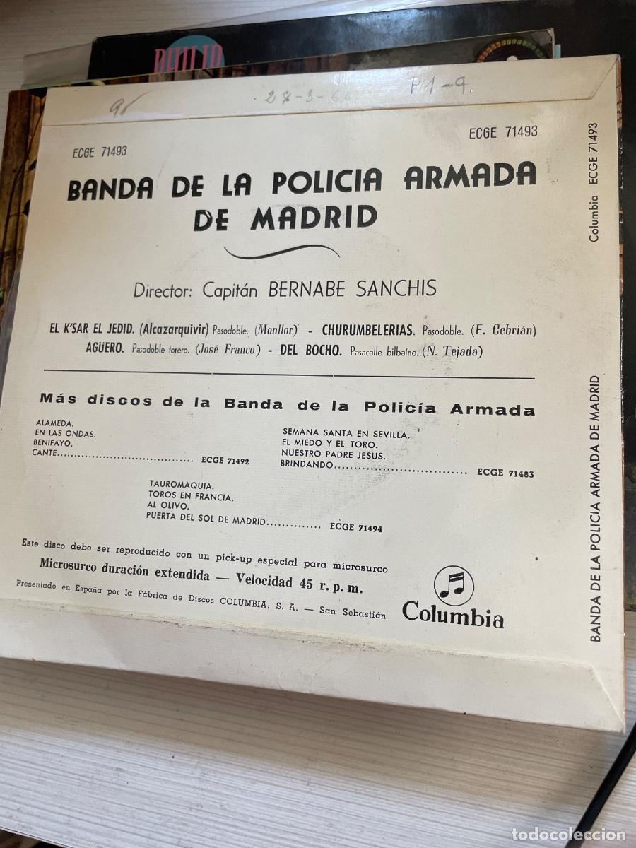 Discos de vinilo: Banda de la polic&iacute;a armada de Madrid single - Foto 2