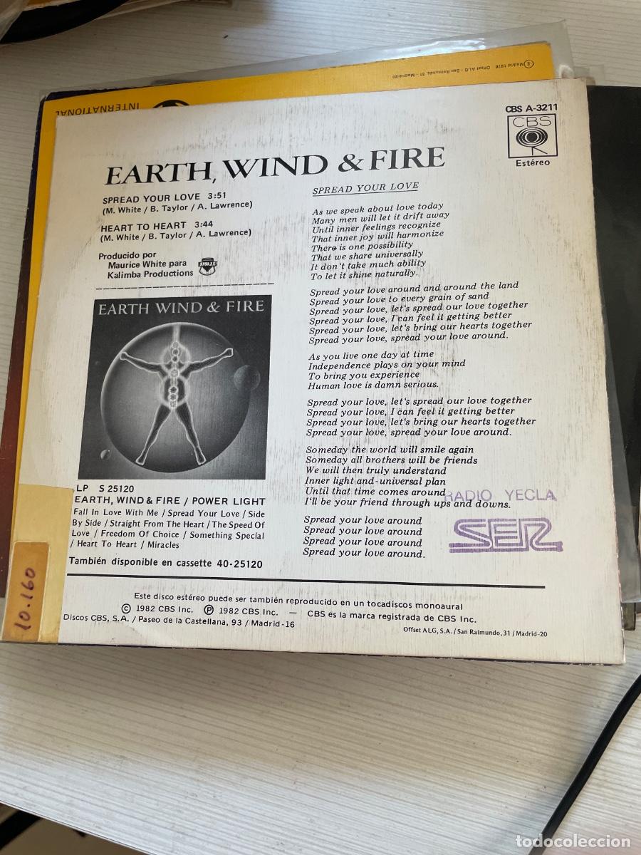 Discos de vinilo: Earth wind y fire single - Foto 2