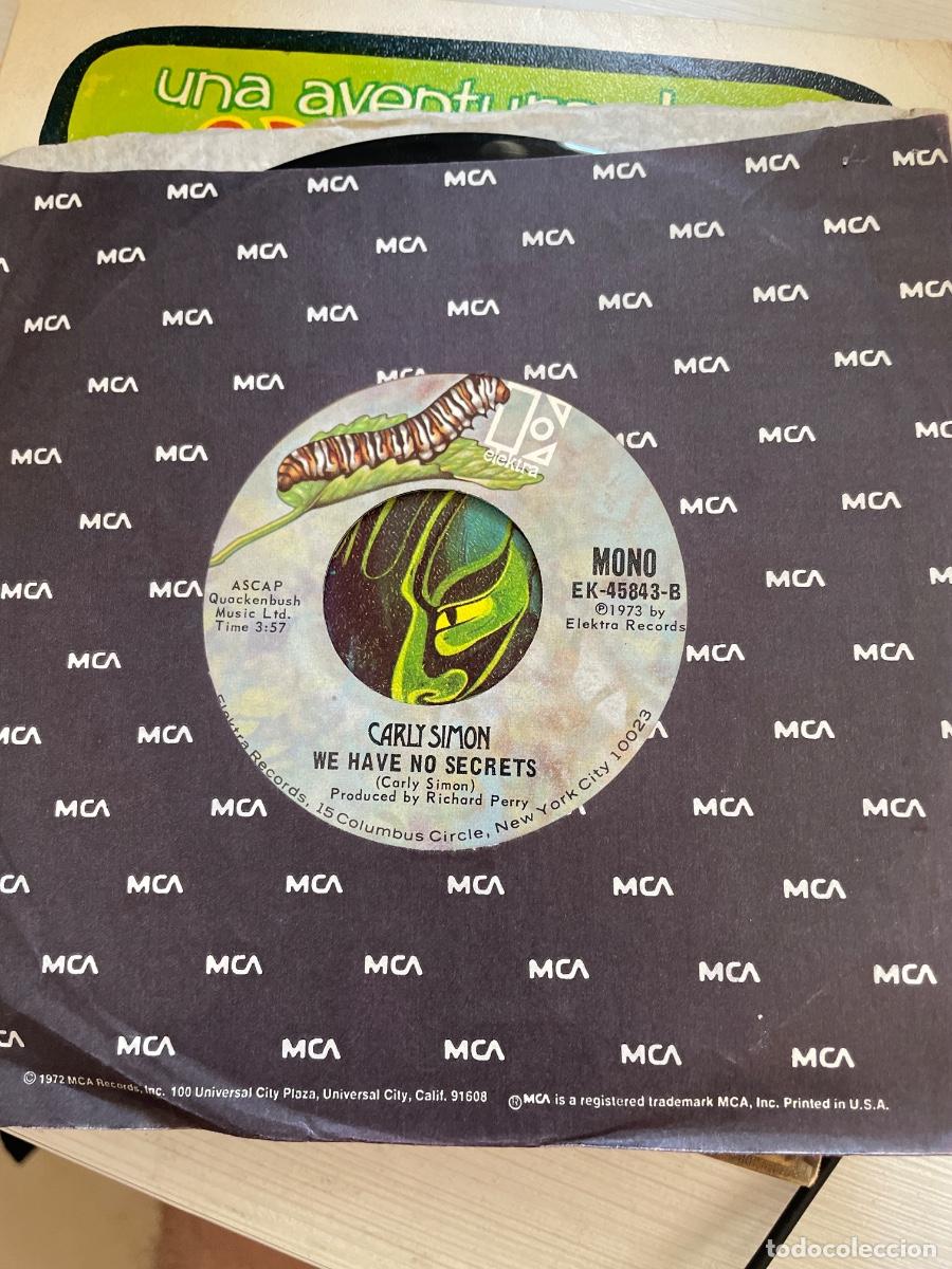 Discos de vinilo: Carly Sim&oacute;n we have no secrets single