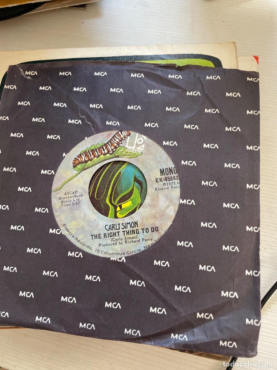 Discos de vinilo: Carly Sim&oacute;n we have no secrets single - Foto 2