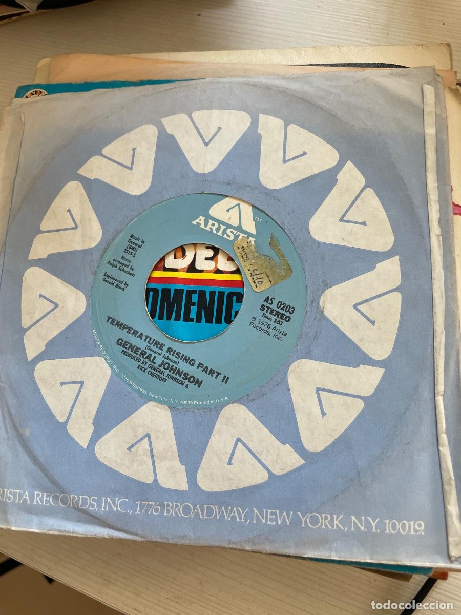 Discos de vinilo: Temperature rising part ii single