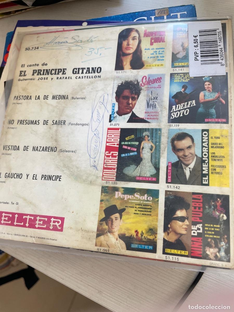 Discos de vinilo: El cantante de el pr&iacute;ncipe gitano single - Foto 2