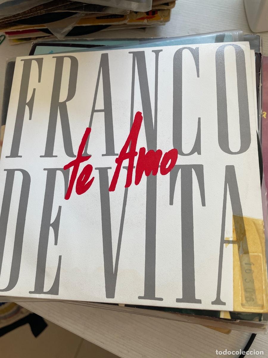 Discos de vinilo: Franco de Vita te amo single
