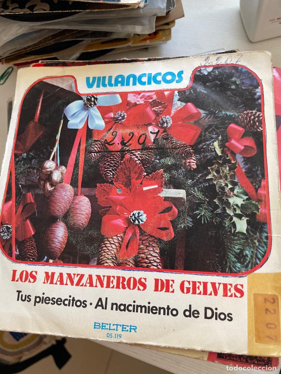 Discos de vinilo: Villancicos los manzaneros de Gelves single