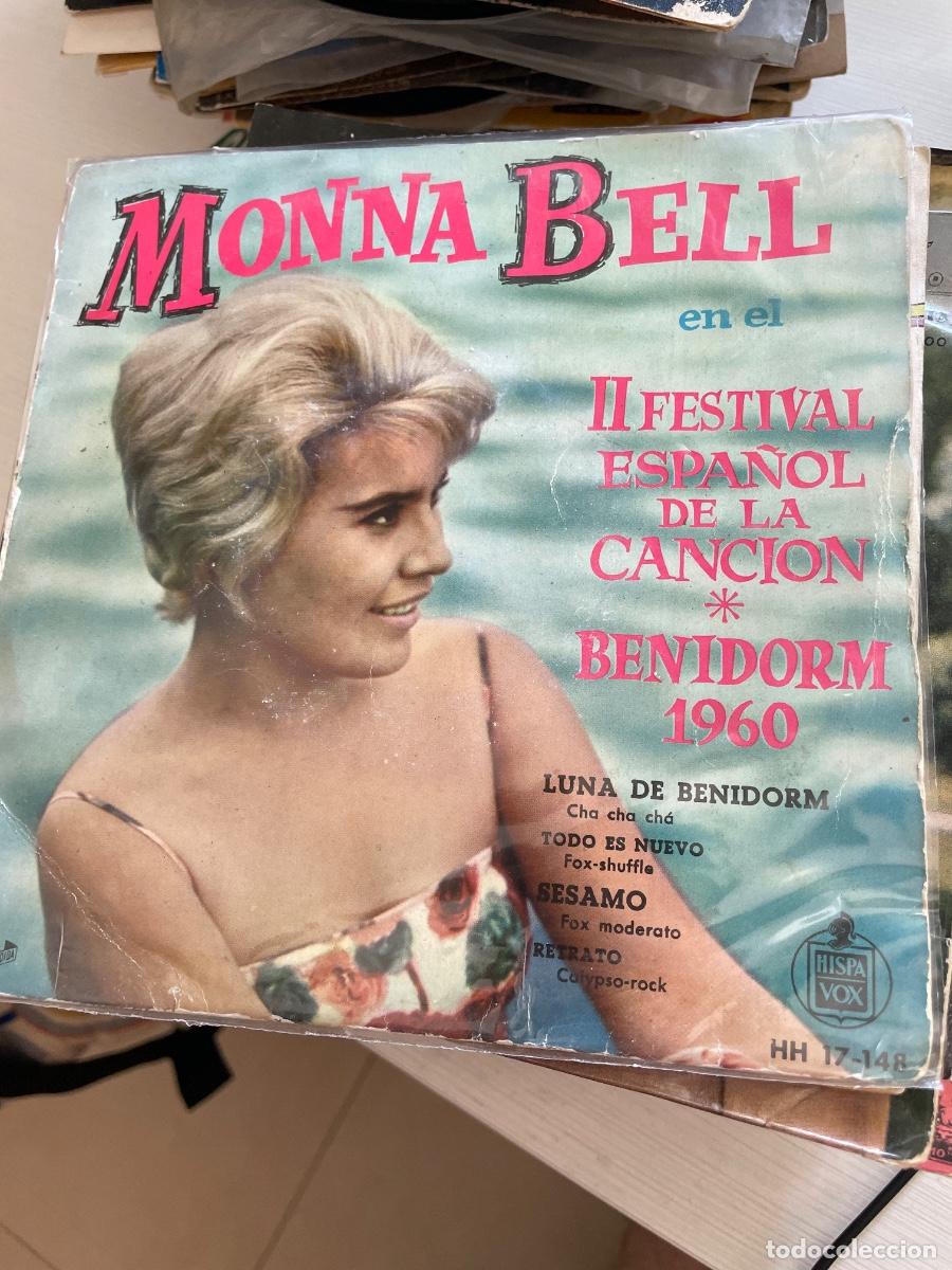 Discos de vinilo: Monna bell en el ii festival espa&ntilde;ol de la canci&oacute;n single