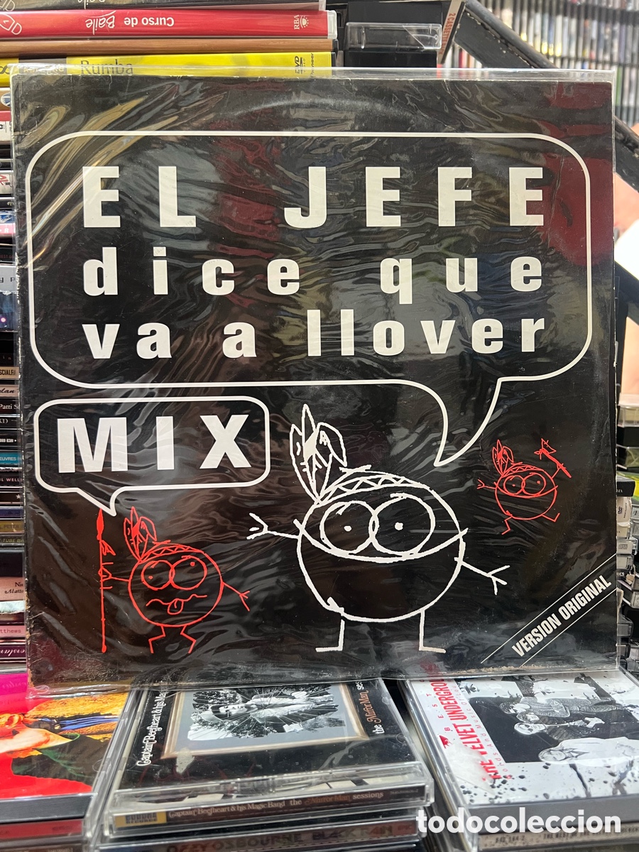 Discos de vinilo: EL JEFE dice que va a llover MIX Daniel y la quartet de ba&ntilde;o band