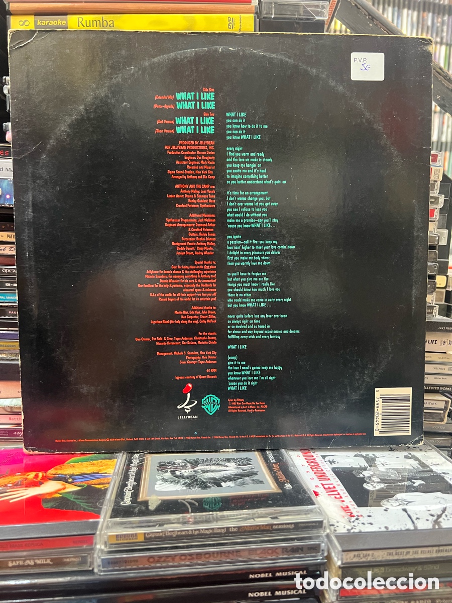 Discos de vinilo: Anthony and The camp What I like - Foto 2