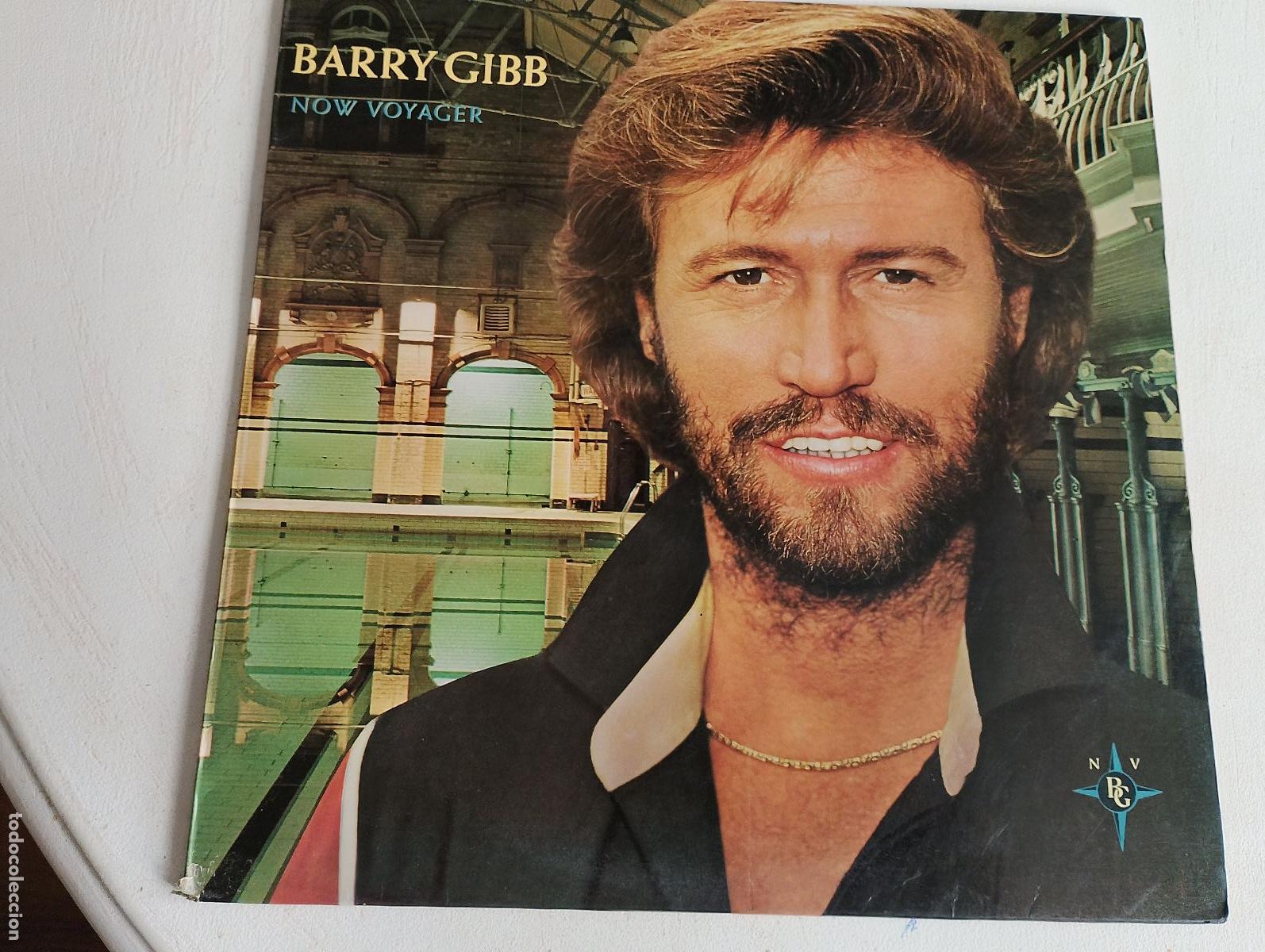 Discos de vinilo: Barry Gibb &ndash; Now Voyager, 1984,Pop ed espa&ntilde;ola contiene el encarte