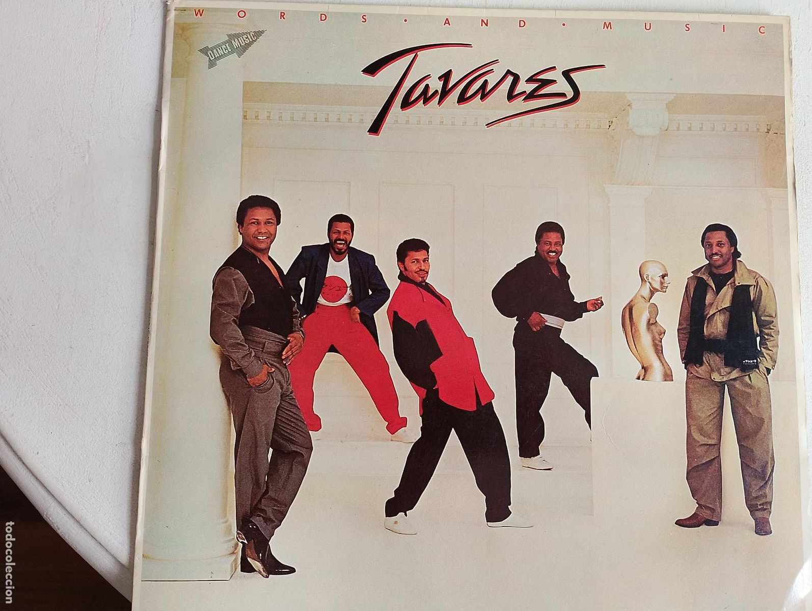 Discos de vinilo: Tavares &ndash; Words And Music,ed espa&ntilde;ola,1983 Funk / Soul Disco