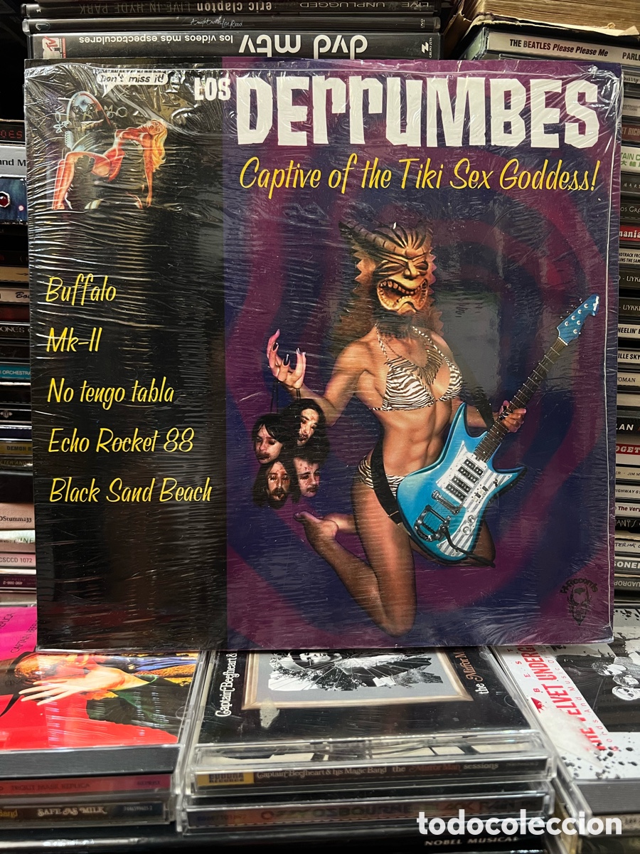 Discos de vinilo: Los derrumbes Captive of The Tiki sex goddess!