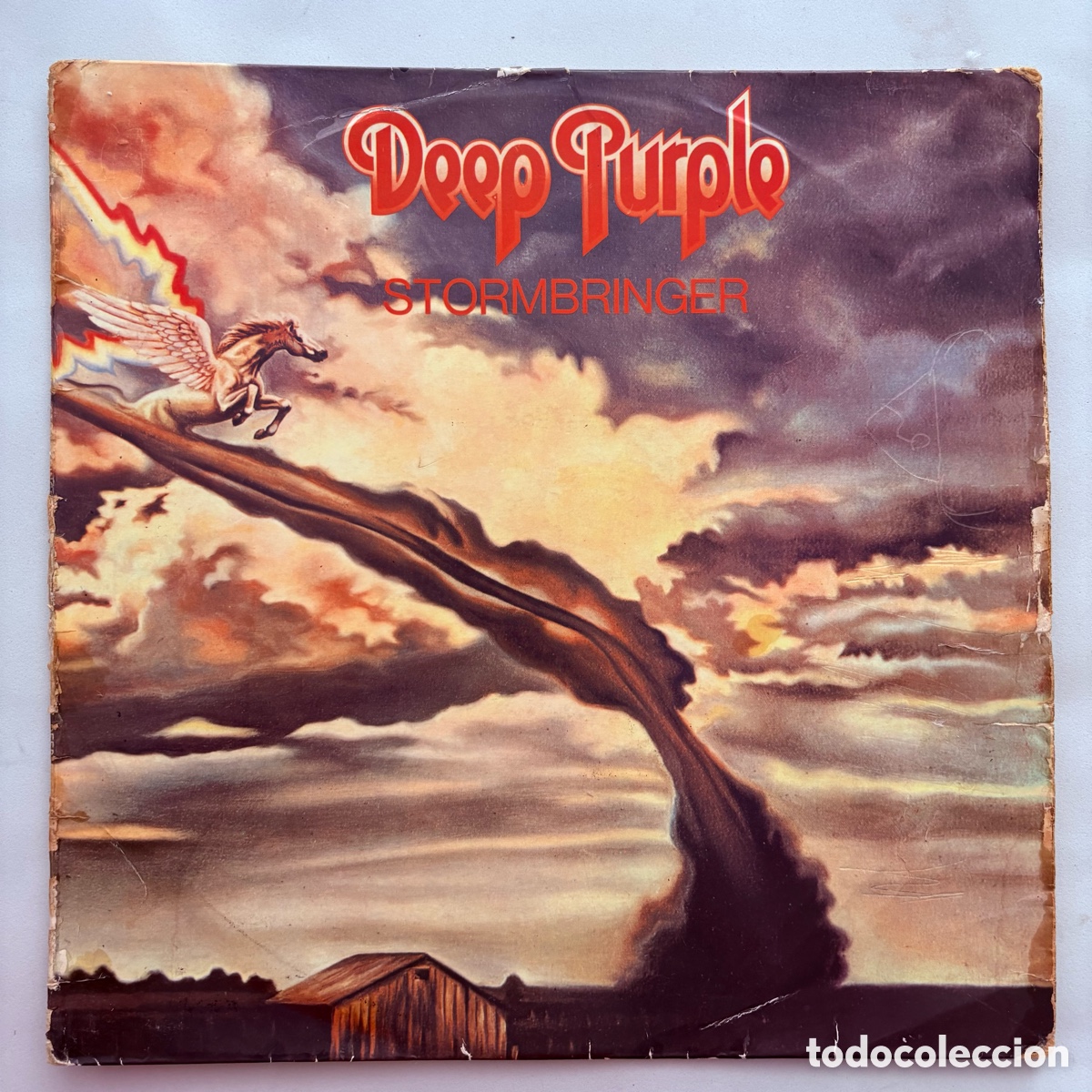 Discos de vinilo: lp Deep Purple &lrm;&ndash; Stormbringer edicion espa&ntilde;ola de 1974