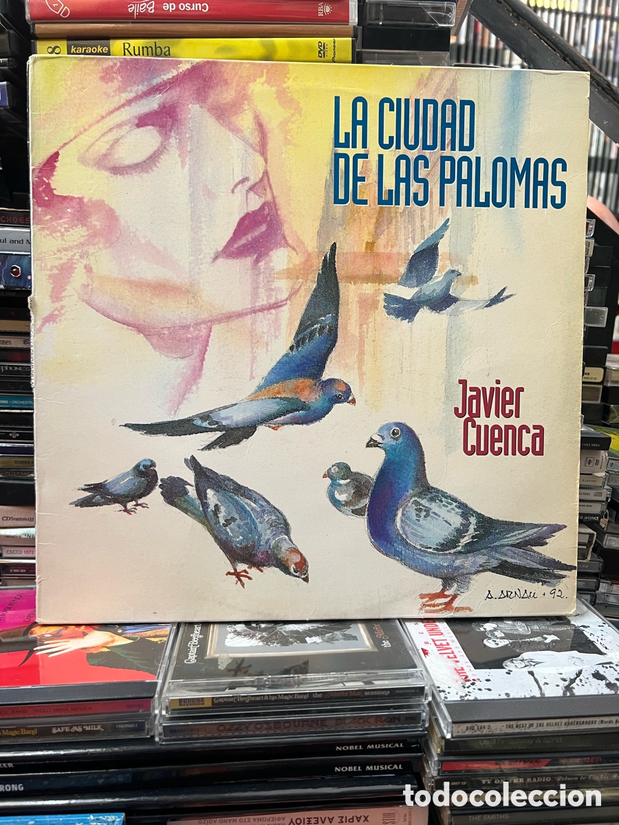 Discos de vinilo: La ciudad de las palomas Javier Cuenca
