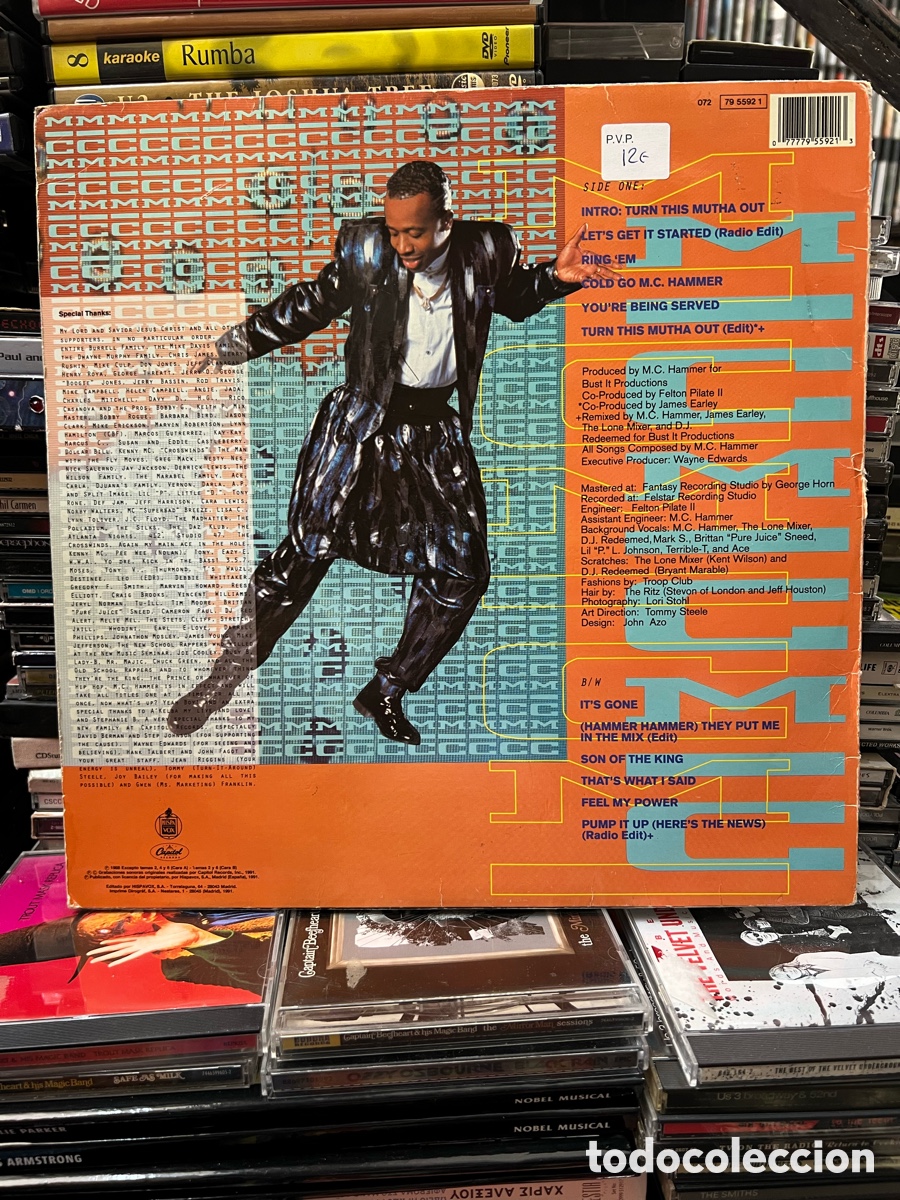Discos de vinilo: M. C. Hammer Let&rsquo;s get it started - Foto 2