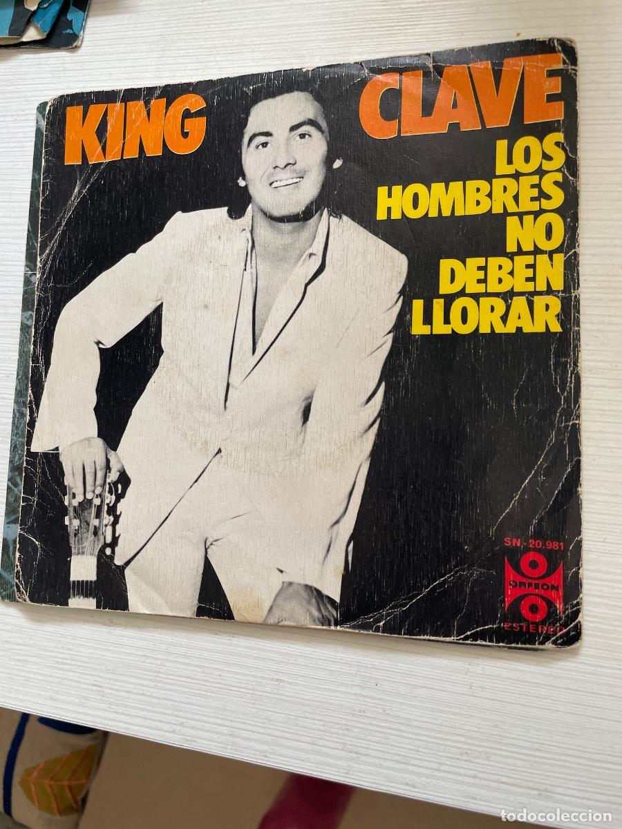 Discos de vinilo: King clave los hombres no deben llorar single