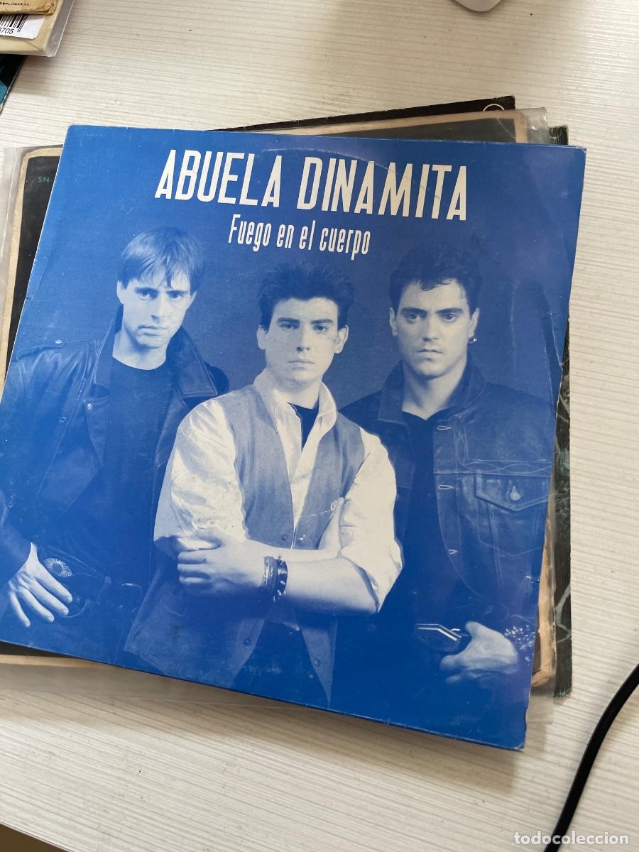 Discos de vinilo: Abuela dinamita fuego en el cuerpo single
