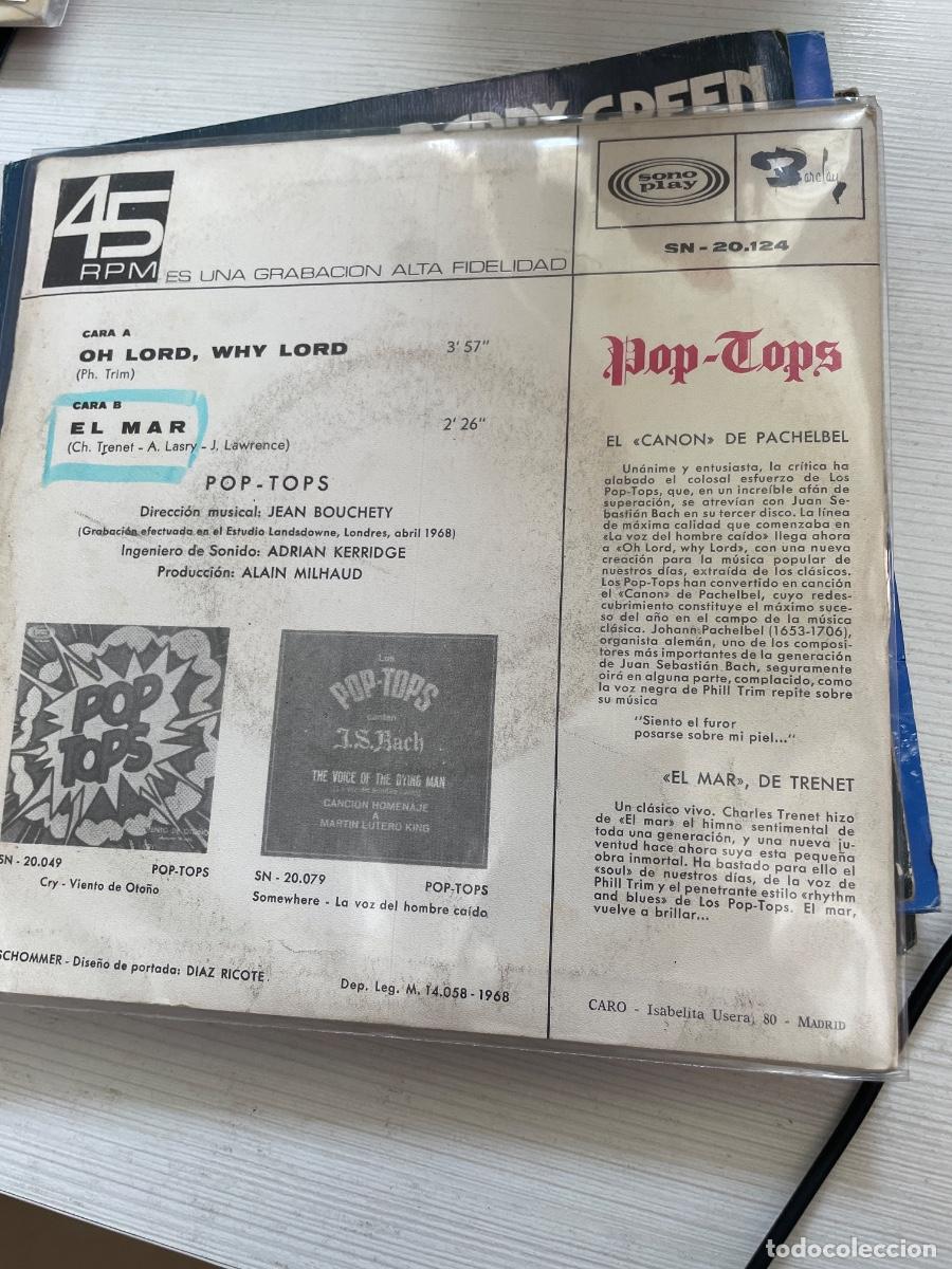 Discos de vinilo: Pop tops oh lord why lord single - Foto 2