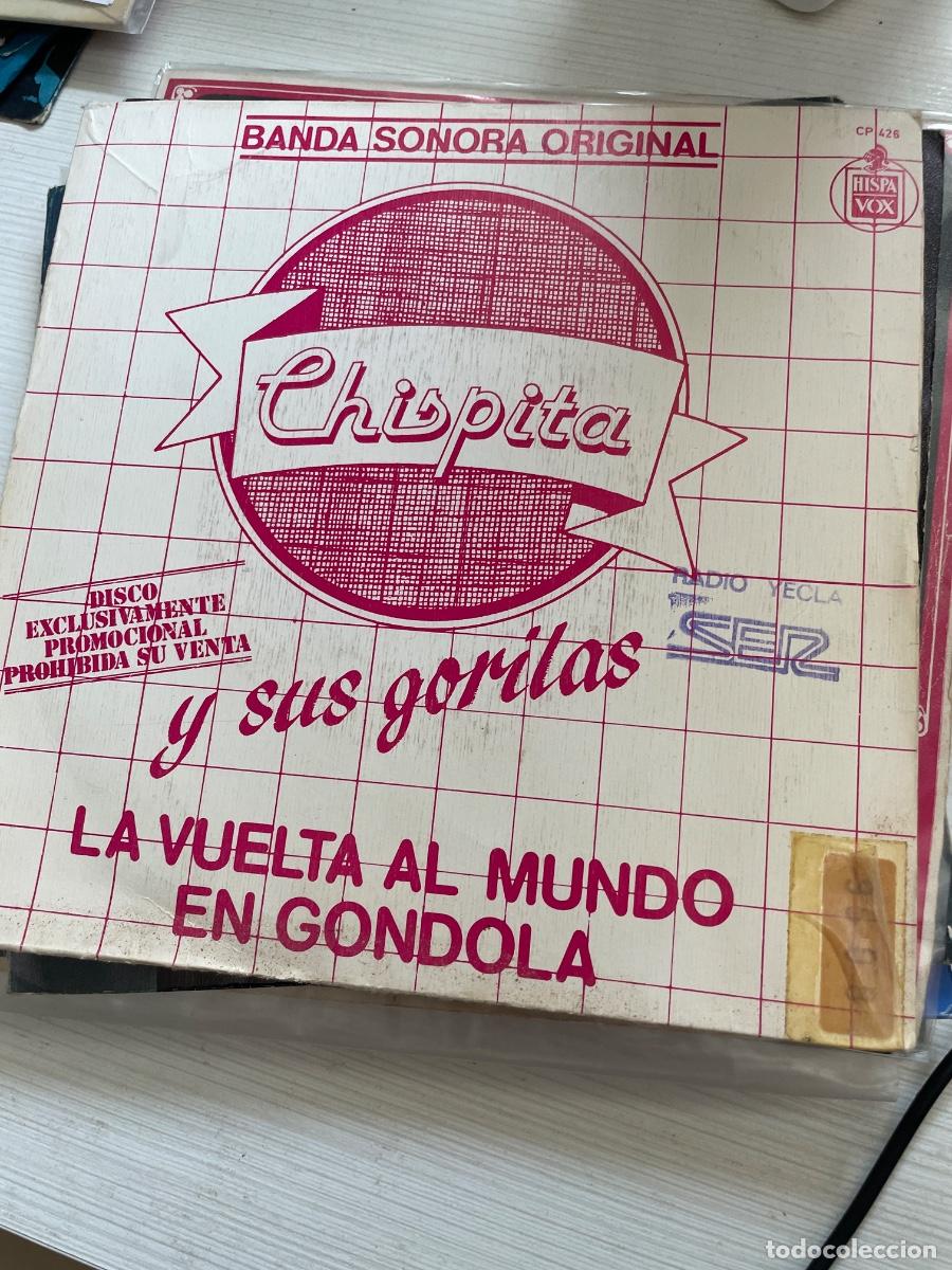 Discos de vinilo: Chispita y sus gorilas la vuelta al mundo g&oacute;ndola single