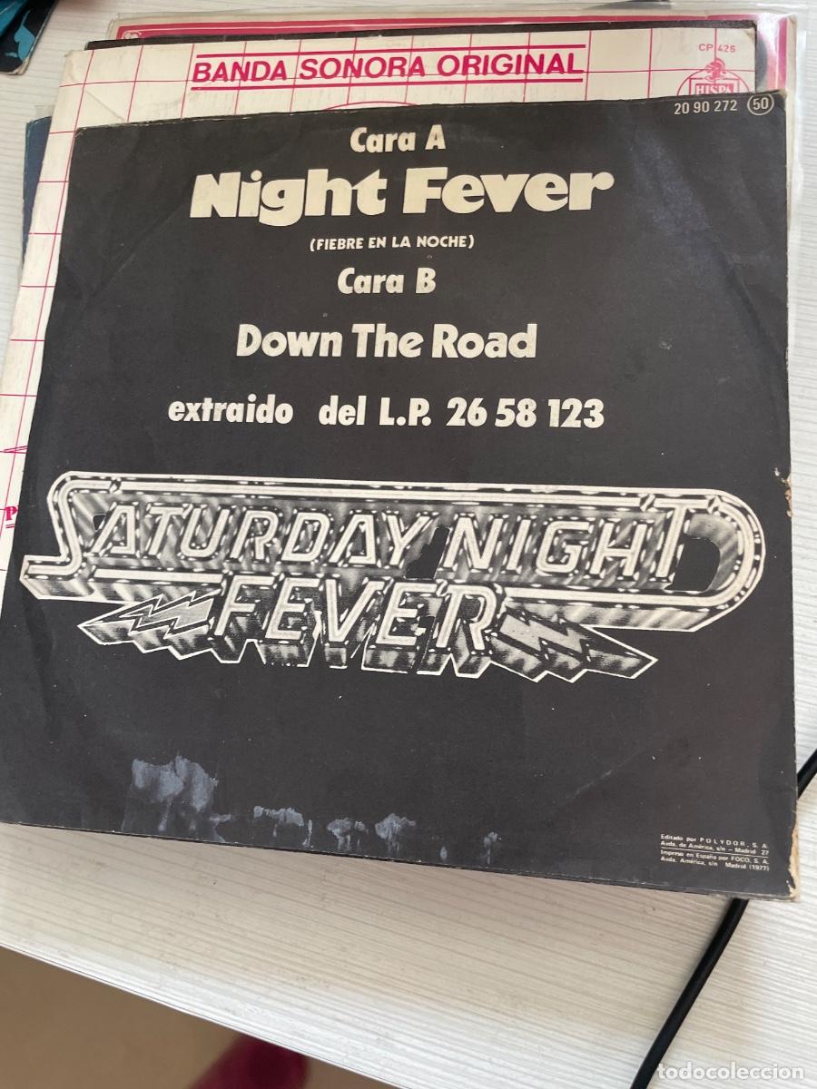 Discos de vinilo: Bee gees night fever single - Foto 2