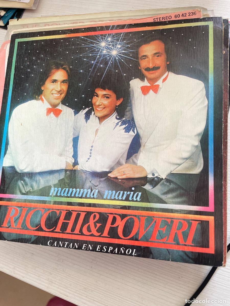 Discos de vinilo: Ricchi y poveri mamma Mar&iacute;a single