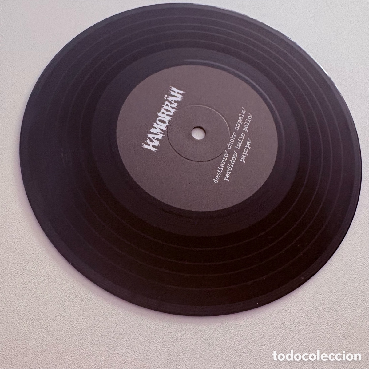 Discos de vinilo: single 7 ep Kamorr&auml;h / Crani S&egrave;ptic del 2011 - Foto 3