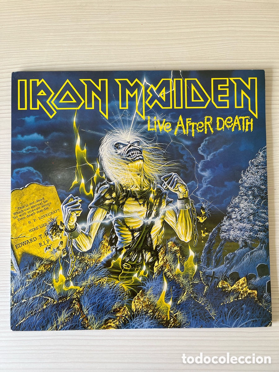 Discos de vinilo: Iron Maiden- Live After Death 1985 Spain