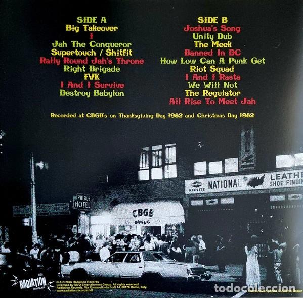 Discos de vinilo: Bad Brains &ndash; Live At CBGBs 1982 LP - Foto 2