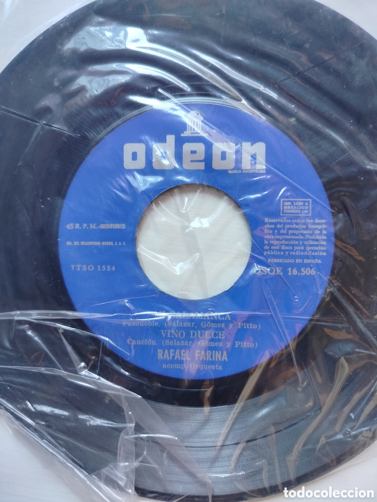 Discos de vinilo: Rafael Farina EP 1962 - Foto 3