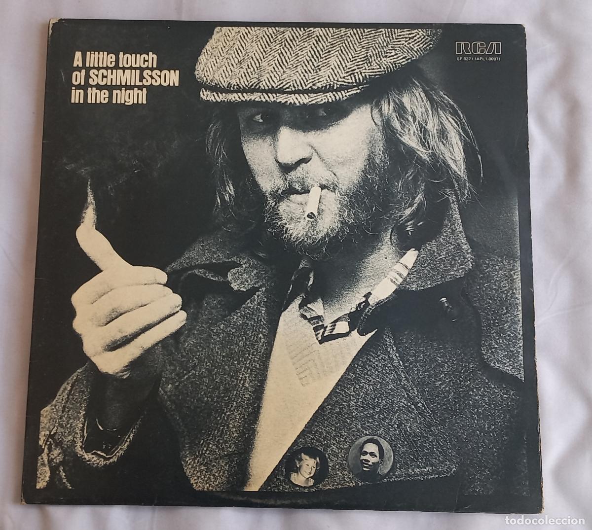 Discos de vinilo: Nilsson &ndash; A Little Touch Of Schmilsson In The Night. 1973 UK. SF 8371, RCA Victor Vinilo. LP.