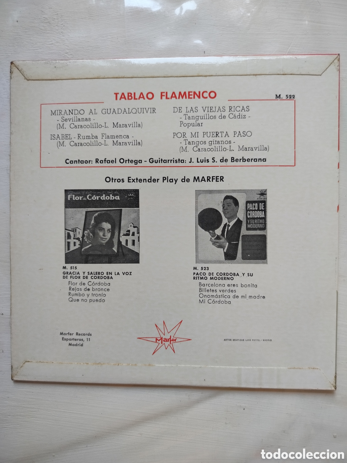 Discos de vinilo: Rafael Ortega EP 1964 - Foto 2